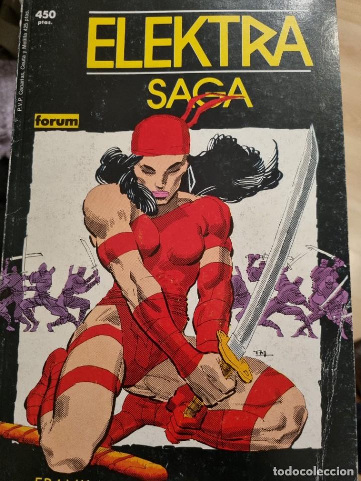 C&oacute;mics: ELEKTRA SAGA FRANK MILLER-KLAUS JANSON COMPLETA 4 COMICS ED FORUM 1990 - Foto 16