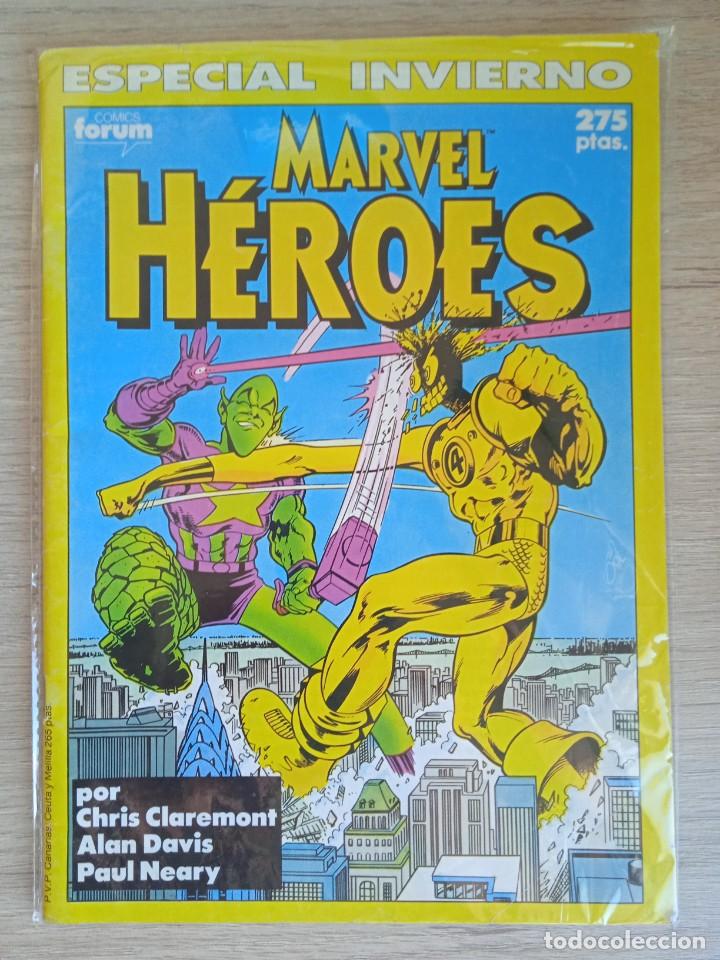 C&oacute;mics: MARVEL H&Eacute;ROES ESPECIAL INVIERNO 1990 FORUM - Foto 1