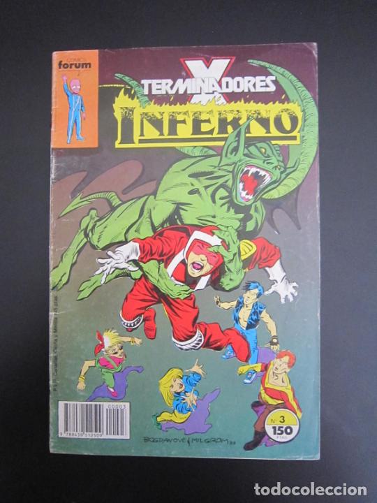 C&oacute;mics: COMICS - X TERMINADORES (INFERNO) N&ordm; 3 - 1989 - FORUM - Foto 1