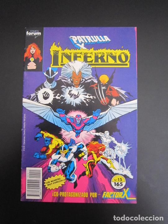 C&oacute;mics: COMICS - LA PATRULLA X (INFERNO) N&ordm; 15 - 1990 - FORUM - Foto 1