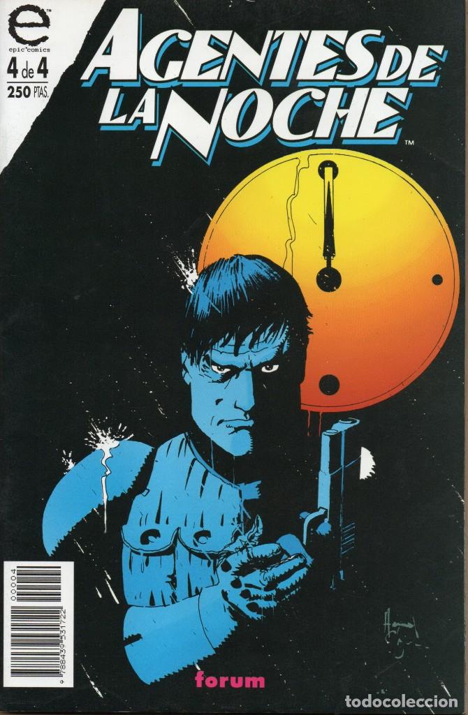 C&oacute;mics: AGENTES DE LA NOCHE. HOWARD CHAYKIN. MINISERIE DE 4. COMPLETA. EPIC COMICS. FORUM - Foto 4