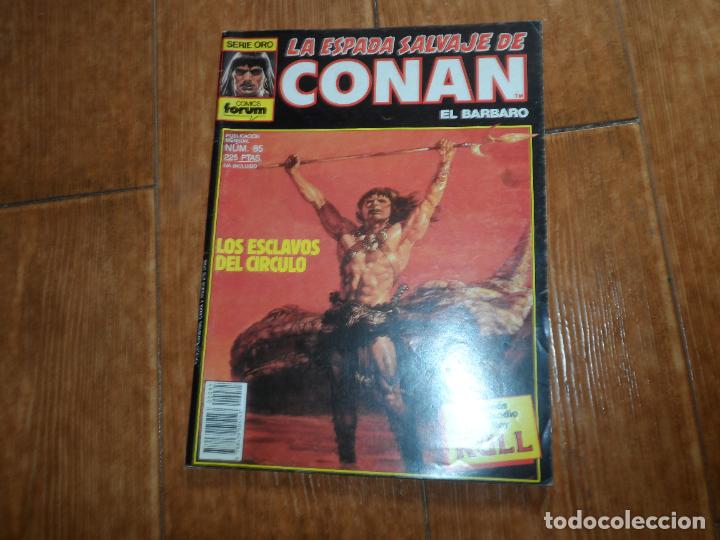 C&oacute;mics: LA ESPADA SALVAJE DE CONAN N&ordm; 85 EDICIONES FORUM - Foto 1