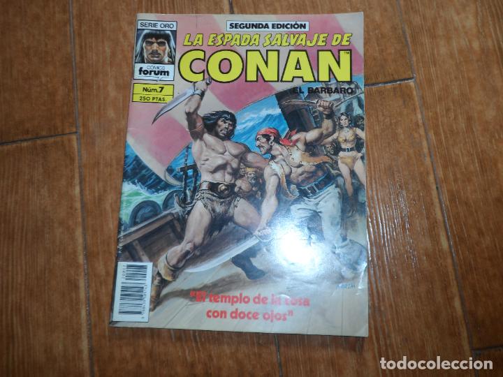 C&oacute;mics: LA ESPADA SALVAJE DE CONAN N&ordm; 7 EDICIONES FORUM - Foto 1