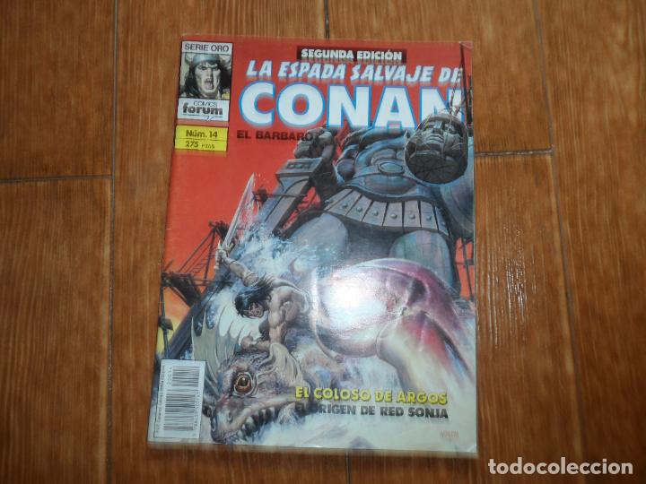 C&oacute;mics: LA ESPADA SALVAJE DE CONAN N&ordm; 14 EDICIONES FORUM - Foto 1