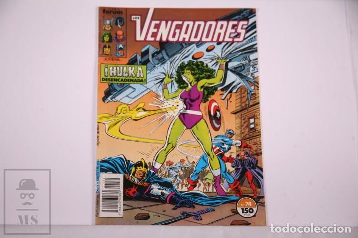 C&oacute;mics: C&oacute;mic Los Vengadores - N&ordm; 74 - Ediciones Forum - Marvel Comics - Foto 1