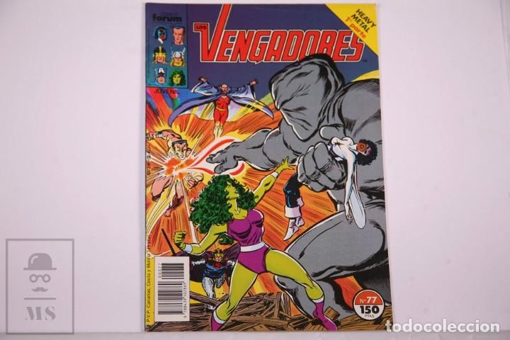 C&oacute;mics: C&oacute;mic Los Vengadores - N&ordm; 77 - Ediciones Forum - Marvel Comics - Foto 1