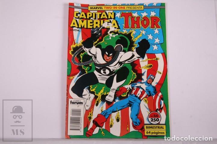 C&oacute;mics: C&oacute;mic Capit&aacute;n Am&eacute;rica Thor N&ordm; 54 - Editorial Planeta- Comics Forum. - Foto 1