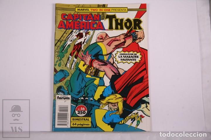 C&oacute;mics: C&oacute;mic Capit&aacute;n Am&eacute;rica Thor N&ordm; 56 - Editorial Planeta- Comics Forum. - Foto 1