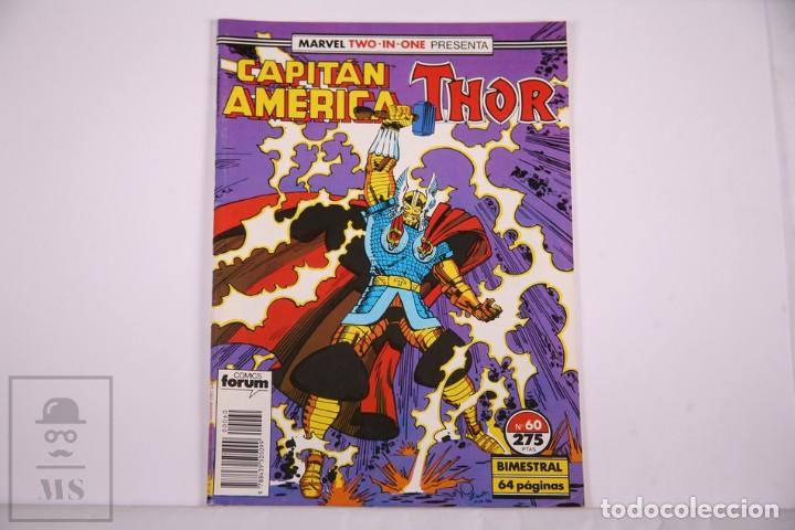 C&oacute;mics: C&oacute;mic Capit&aacute;n Am&eacute;rica Thor N&ordm; 60 - Editorial Planeta- Comics Forum. - Foto 1