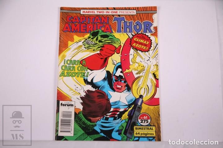 C&oacute;mics: C&oacute;mic Capit&aacute;n Am&eacute;rica Thor N&ordm; 61 - Editorial Planeta- Comics Forum. - Foto 1