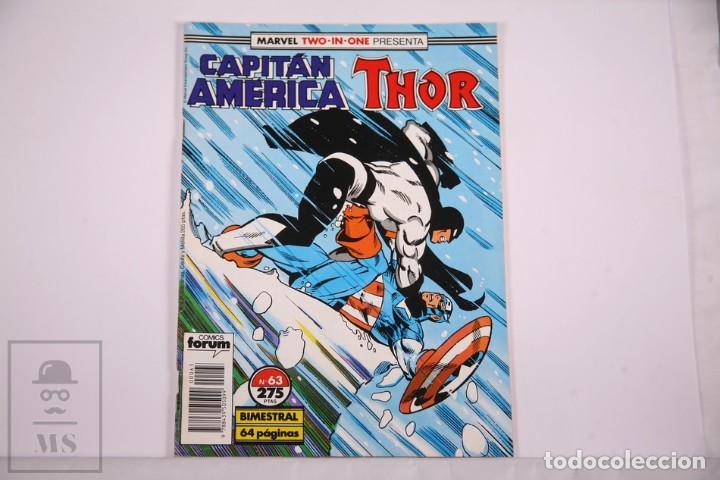 C&oacute;mics: C&oacute;mic Capit&aacute;n Am&eacute;rica Thor N&ordm; 63 - Editorial Planeta- Comics Forum. - Foto 1
