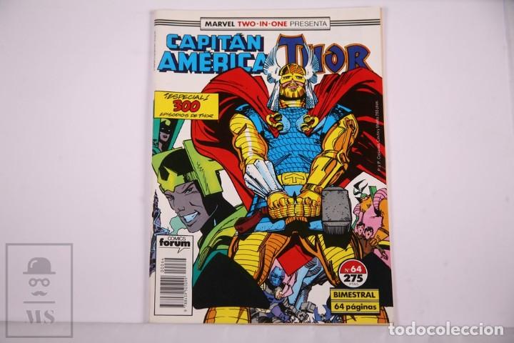 C&oacute;mics: C&oacute;mic Capit&aacute;n Am&eacute;rica Thor N&ordm; 64 - Editorial Planeta- Comics Forum. - Foto 1