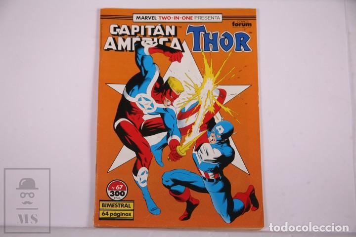 C&oacute;mics: C&oacute;mic Capit&aacute;n Am&eacute;rica Thor N&ordm; 67 - Editorial Planeta- Comics Forum. - Foto 1