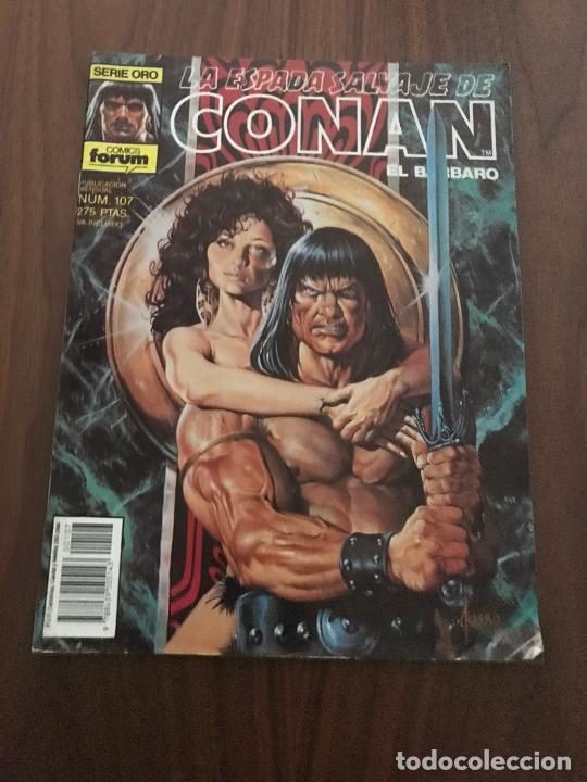 C&oacute;mics: LA ESPADA SALVAJE DE CONAN N&ordm; 107 , EDITORIAL FORUM - Foto 1