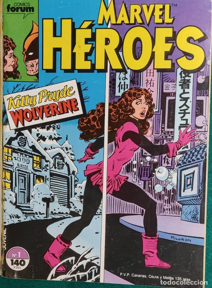 C&oacute;mics: MARVEL HEROES - RETAPADO - N&Uacute;MEROS 1,2,3,4 Y 5 - Foto 2