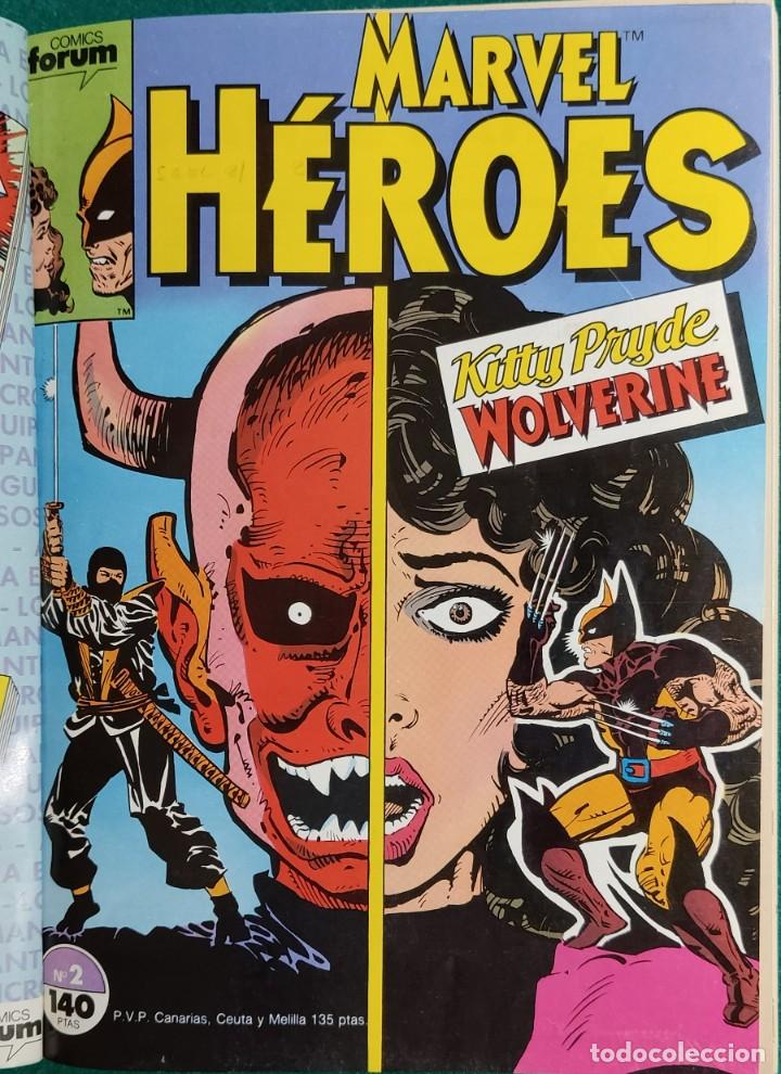 C&oacute;mics: MARVEL HEROES - RETAPADO - N&Uacute;MEROS 1,2,3,4 Y 5 - Foto 3