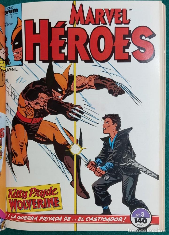C&oacute;mics: MARVEL HEROES - RETAPADO - N&Uacute;MEROS 1,2,3,4 Y 5 - Foto 4