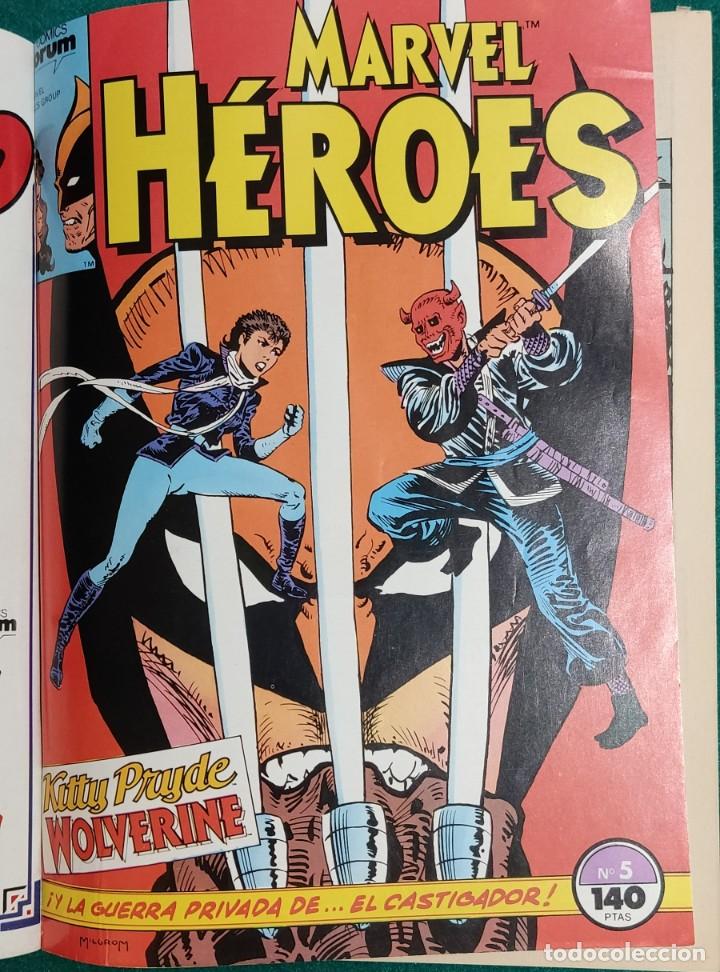 C&oacute;mics: MARVEL HEROES - RETAPADO - N&Uacute;MEROS 1,2,3,4 Y 5 - Foto 6