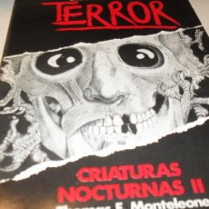 Cómics: BIBLIOTECA DEL TERROR Nº20 CRIATURAS NOCTURNAS(II).(DE 102) .FORUM,1983.BUEN ESTADO.. Lote 365088096
