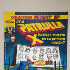 Cómics: WHAT IF: ¿Y SI LA PATRULLA X HUBIESE MUERTO EN SU PRIMERA MISIÓN” Nº 17 COMICS FORUM. Lote 365618636