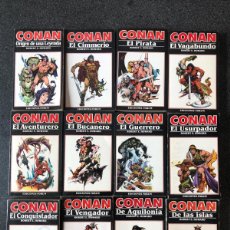 Cómics: COLECCION COMPLETA 12 NOVELAS CONAN - 1ª EDICION - FORUM - 1983 - ¡MUY BUEN ESTADO!. Lote 365830206