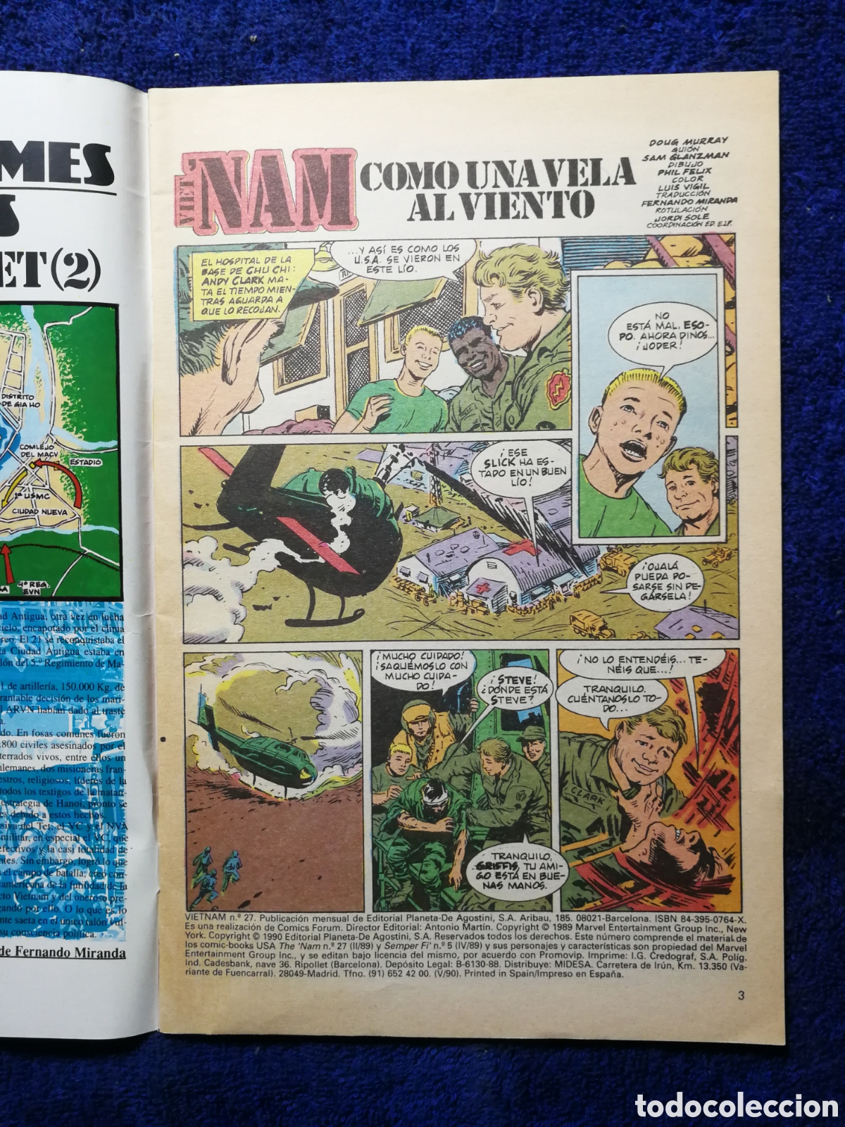C&oacute;mics: Vietnam. Forum. N&uacute;mero 27. De 1989 - Foto 3