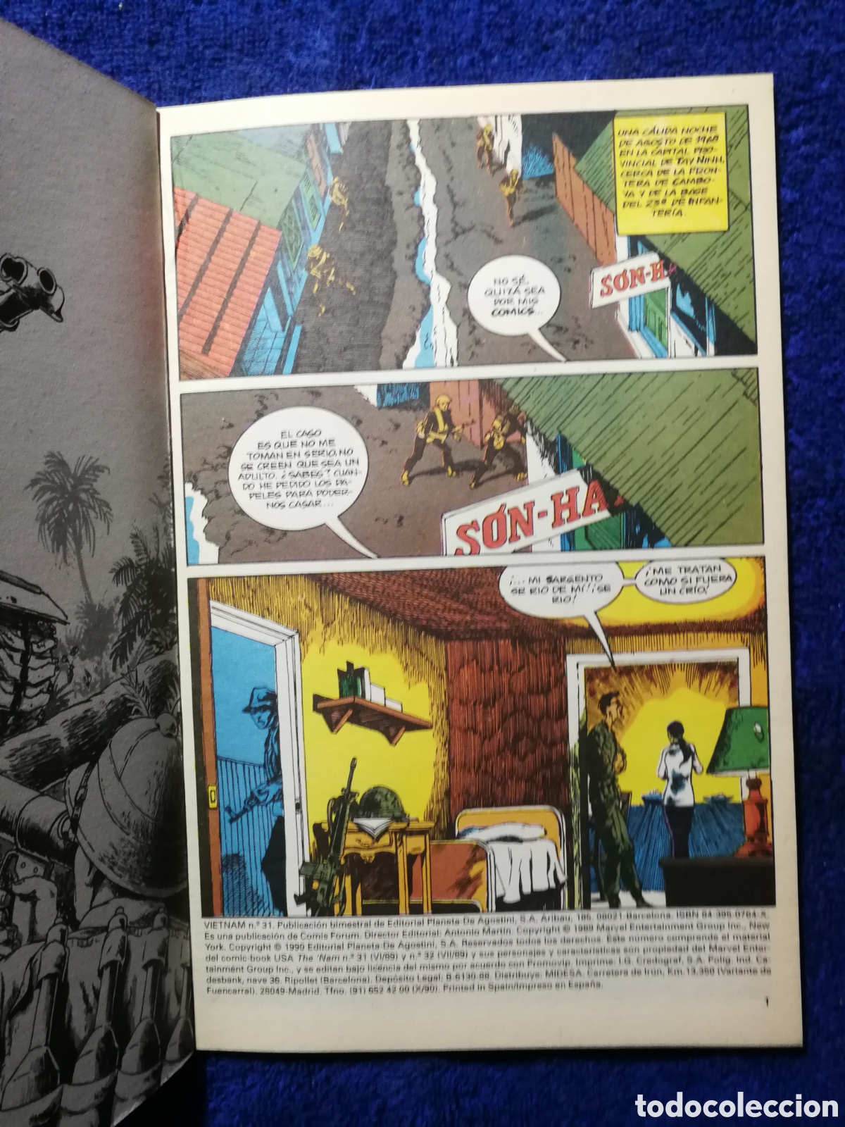 C&oacute;mics: Vietnam. Forum. Numero 31. De 1989 - Foto 3