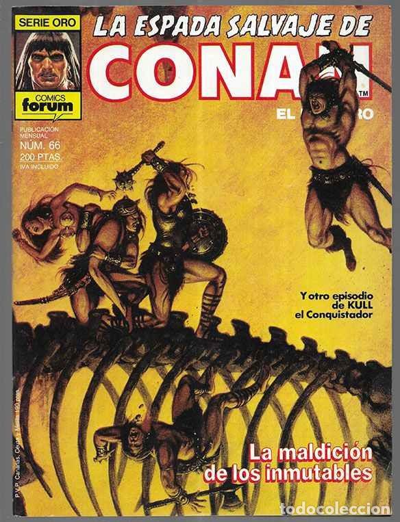 C&oacute;mics: Espada Salvaje de Conan el barbaro, La. 1&ordf; edici&oacute;n n&ordm; 66 - Foto 1