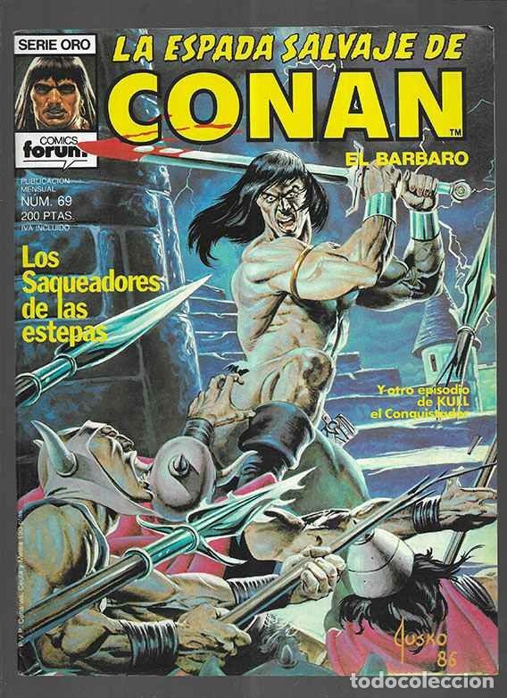 C&oacute;mics: Espada Salvaje de Conan el barbaro, La. 1&ordf; edici&oacute;n n&ordm; 69 - Foto 1