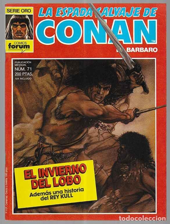 C&oacute;mics: Espada Salvaje de Conan el barbaro, La. 1&ordf; edici&oacute;n n&ordm; 71 - Foto 1