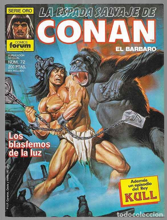 C&oacute;mics: Espada Salvaje de Conan el barbaro, La. 1&ordf; edici&oacute;n n&ordm; 72 - Foto 1