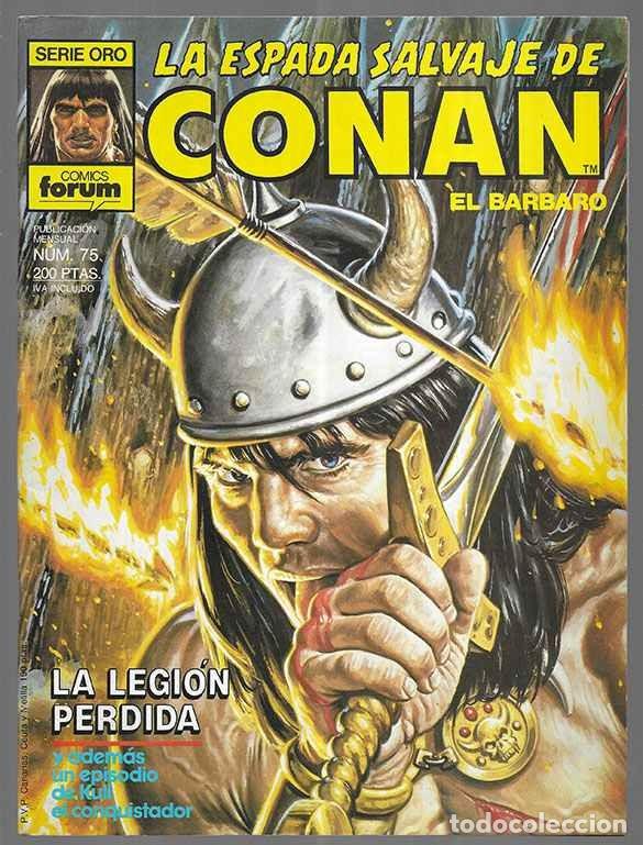 C&oacute;mics: Espada Salvaje de Conan el barbaro, La. 1&ordf; edici&oacute;n n&ordm; 75 - Foto 1