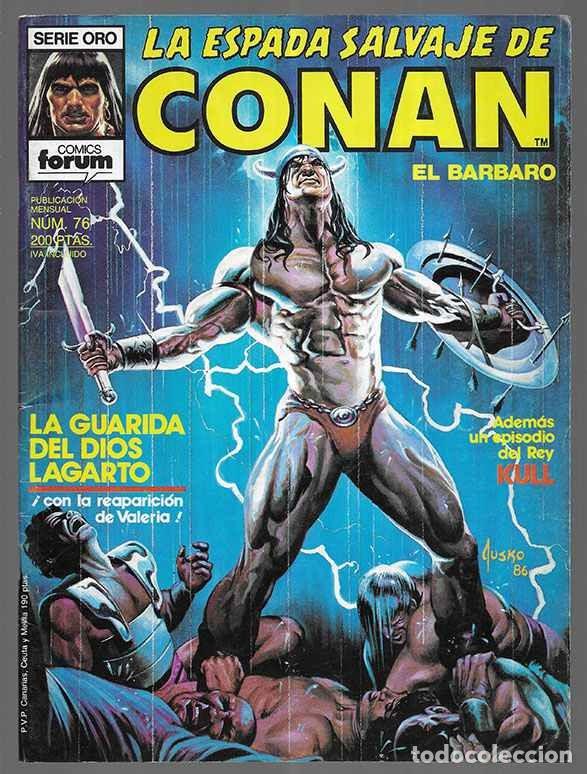 C&oacute;mics: Espada Salvaje de Conan el barbaro, La. 1&ordf; edici&oacute;n n&ordm; 76 - Foto 1