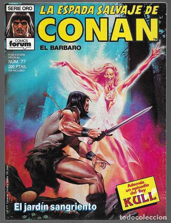 C&oacute;mics: Espada Salvaje de Conan el barbaro, La. 1&ordf; edici&oacute;n n&ordm; 77 - Foto 1