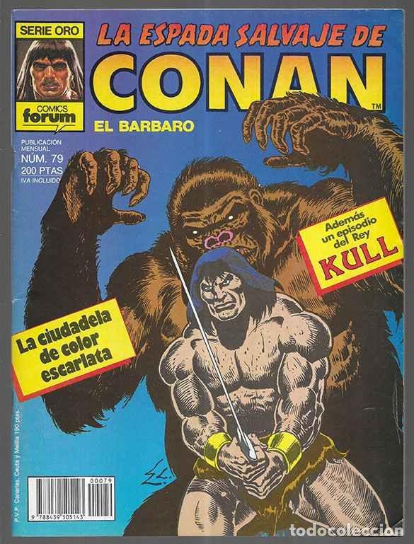 C&oacute;mics: Espada Salvaje de Conan el barbaro, La. 1&ordf; edici&oacute;n n&ordm; 79 - Foto 1