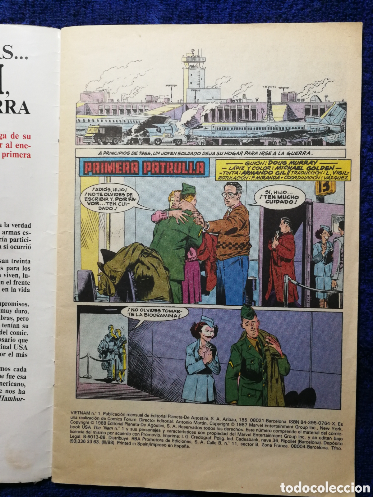 C&oacute;mics: Vietnam. Forum. N&uacute;mero 1. De 1988 - Foto 3