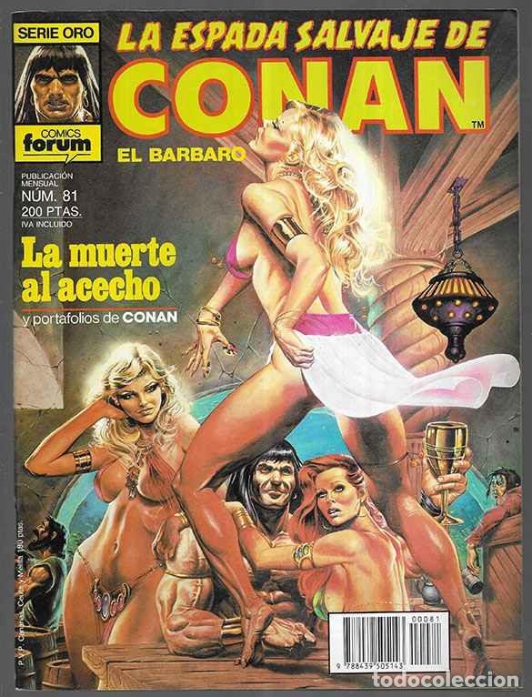 C&oacute;mics: Espada Salvaje de Conan el barbaro, La. 1&ordf; edici&oacute;n n&ordm; 81 - Foto 1