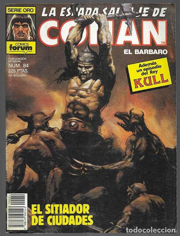 C&oacute;mics: Espada Salvaje de Conan el barbaro, La. 1&ordf; edici&oacute;n n&ordm; 84 - Foto 1