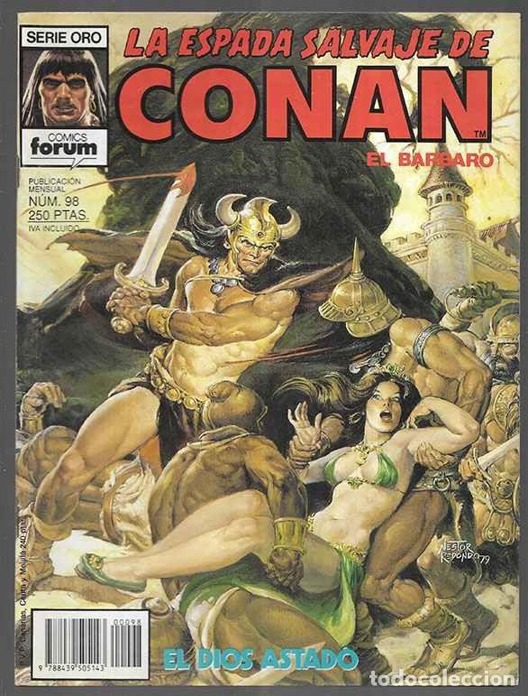 C&oacute;mics: Espada Salvaje de Conan el barbaro, La. 1&ordf; edici&oacute;n n&ordm; 98 - Foto 1