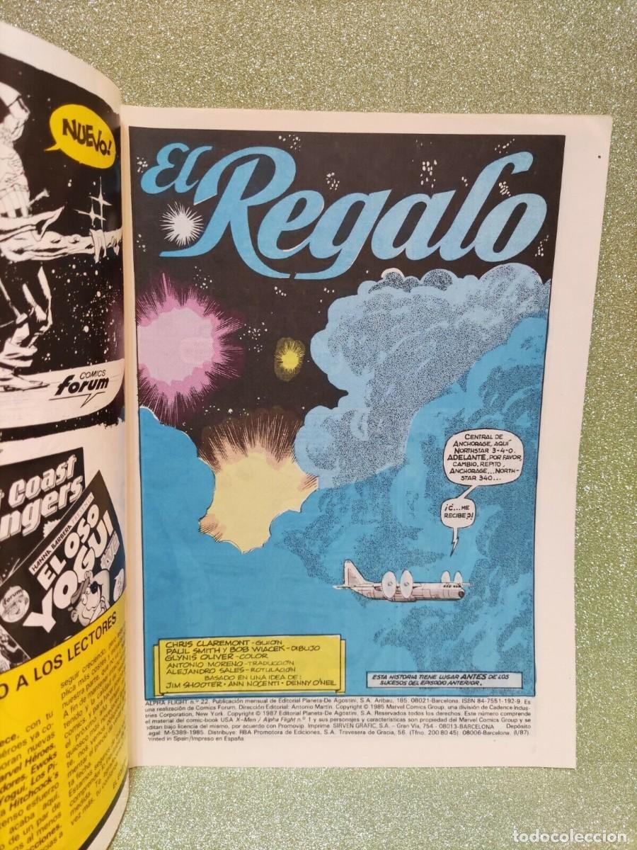 C&oacute;mics: C&Oacute;MIC - ALPHA FLIGHT LA PATRULLA X N&ordm; 22 - Foto 2