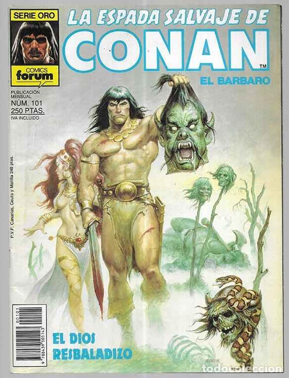 C&oacute;mics: Espada Salvaje de Conan el barbaro, La. 1&ordf; edici&oacute;n n&ordm; 101 - Foto 1