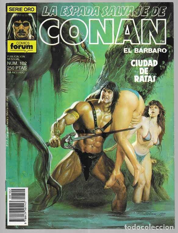 C&oacute;mics: Espada Salvaje de Conan el barbaro, La. 1&ordf; edici&oacute;n n&ordm; 102 - Foto 1