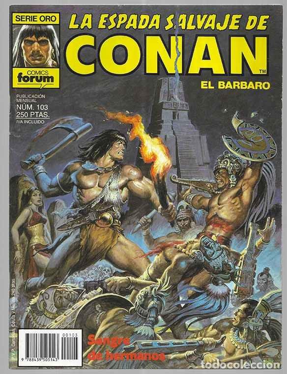 C&oacute;mics: Espada Salvaje de Conan el barbaro, La. 1&ordf; edici&oacute;n n&ordm; 103 - Foto 1