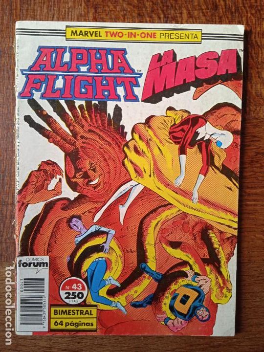 C&oacute;mics: ALPHA FLIGHT & LA MASA V.1 N&ordm; 43 - FORUM MARVEL. HULK - Foto 1