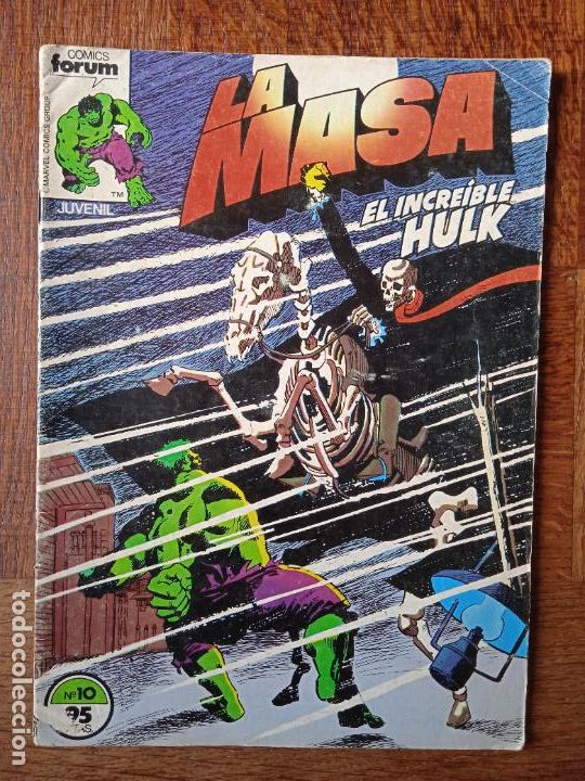 C&oacute;mics: LA MASA V.1 N&ordm; 10 - FORUM MARVEL. HULK - Foto 1