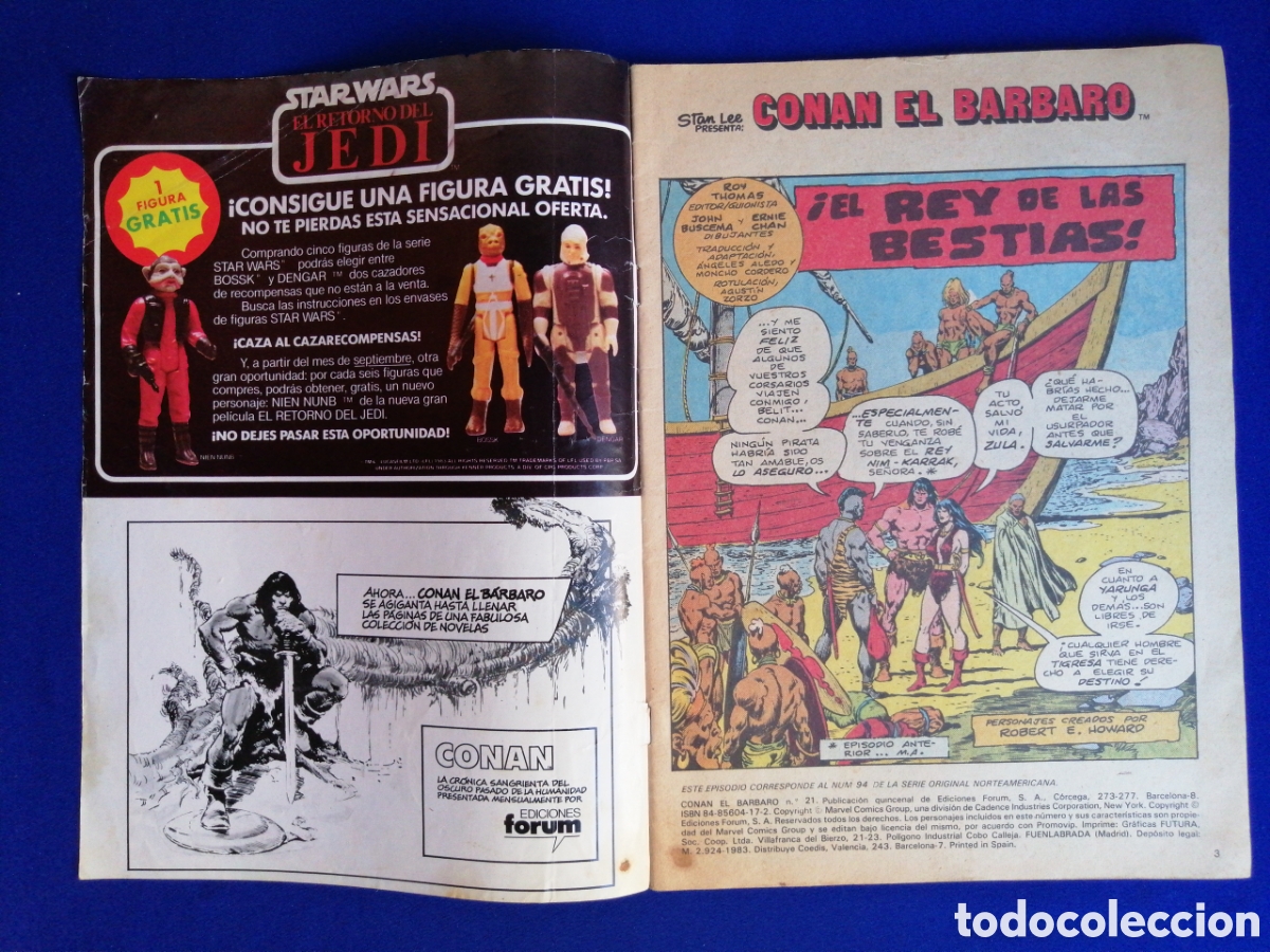 C&oacute;mics: CONAN EL BARBARO NUMERO 21 - Foto 2