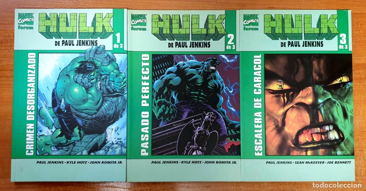 C&oacute;mics: HULK DE PAUL JENKINS. Colecci&oacute;n completa de 3 tomos. Comics Forum 2004. - Foto 1