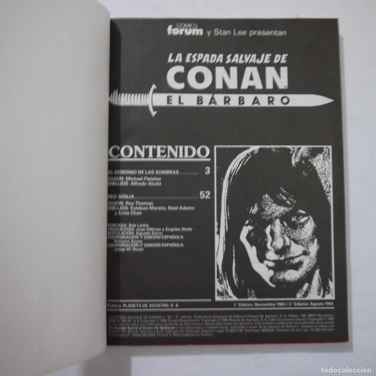 C&oacute;mics: LA ESPADA SALVAJE DE C&Oacute;NAN EL B&Aacute;RBARO TOMO 8 - COMICS FORUM - Foto 3