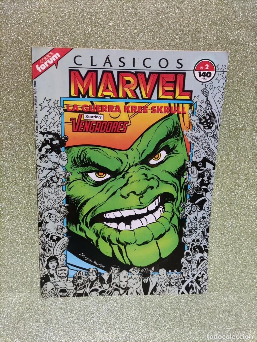 C&oacute;mics: C&Oacute;MIC - CLASICOS MARVEL LA GUERRA KREE-SKRULL N&ordm; 2 - Foto 1