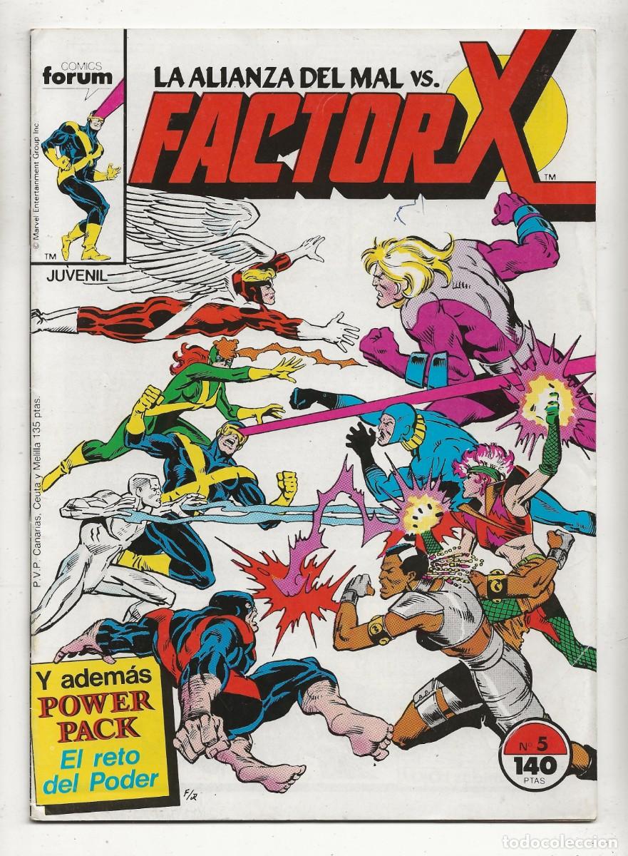 C&oacute;mics: FACTOR X - VOL. 1 - N&ordm; 5 - FORUM 1988 - Foto 1